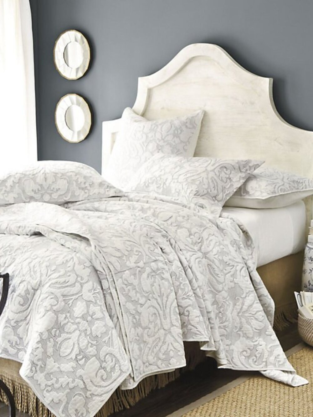 Ballards Queen Burlap Bedskirt - Picture 6 of 6